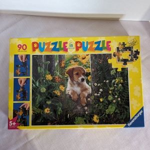 Ravensburger "puzzle in puzzle" 90 pieces In the Garden 5+ complete